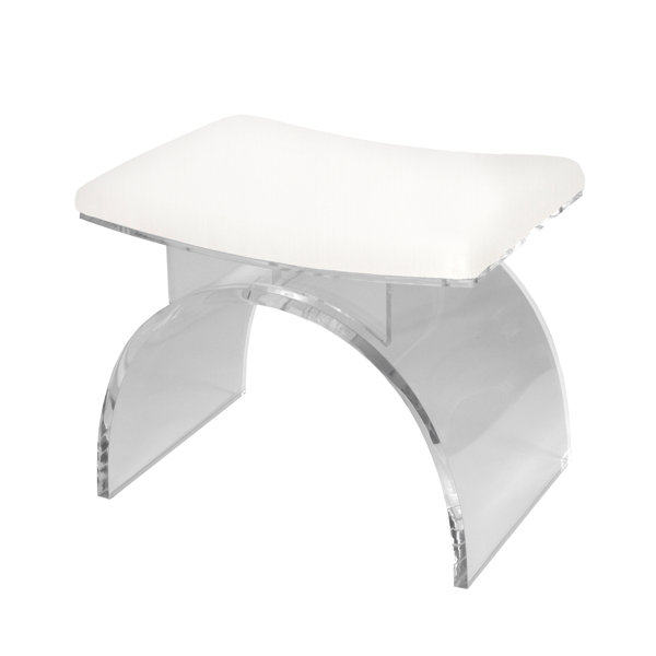 Acrylic chair for online vanity